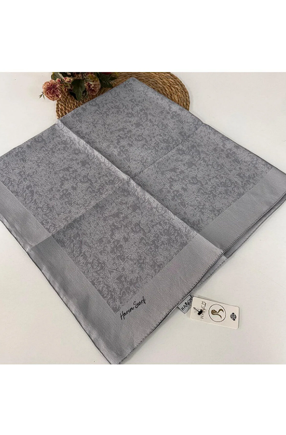 Harem Scarf Gold Silvia Eşarp Gri