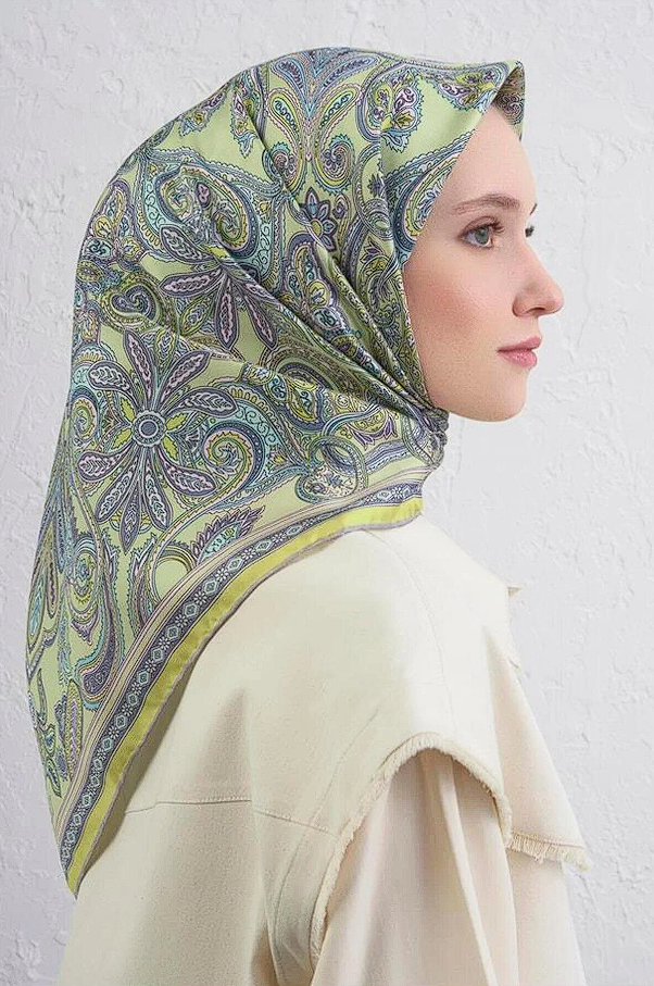 Armine Saf İpek Twill Eşarp 9421-83