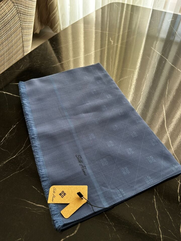 Silk Home Liva Şal Mavi