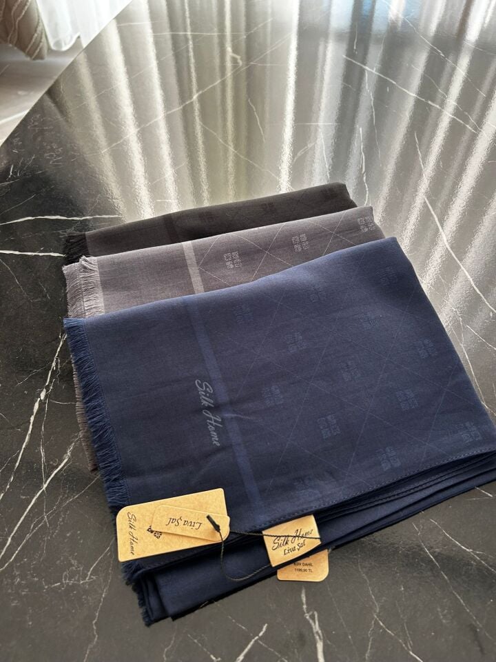 Silk Home Liva Şal Lacivert