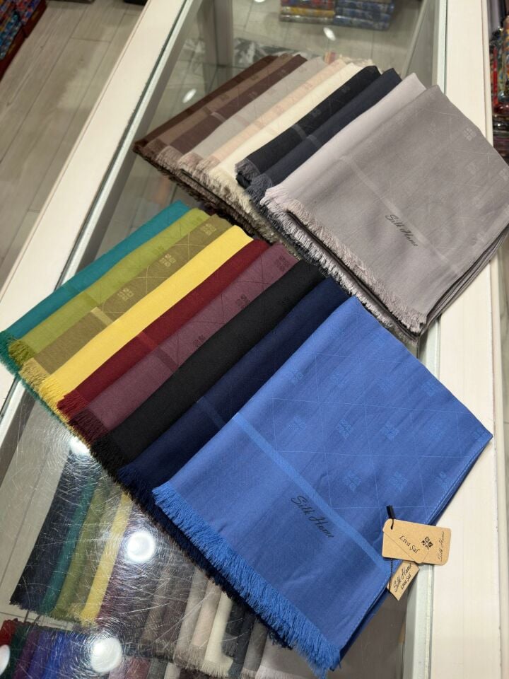 Silk Home Liva Şal Bordo