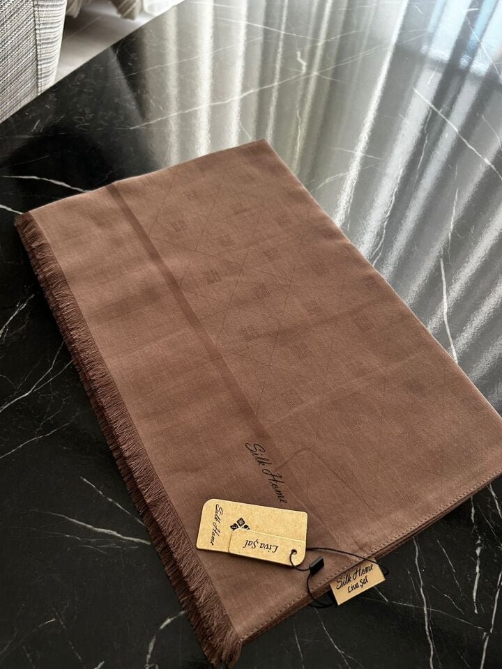 Silk Home Liva Şal Sütlü Kahve