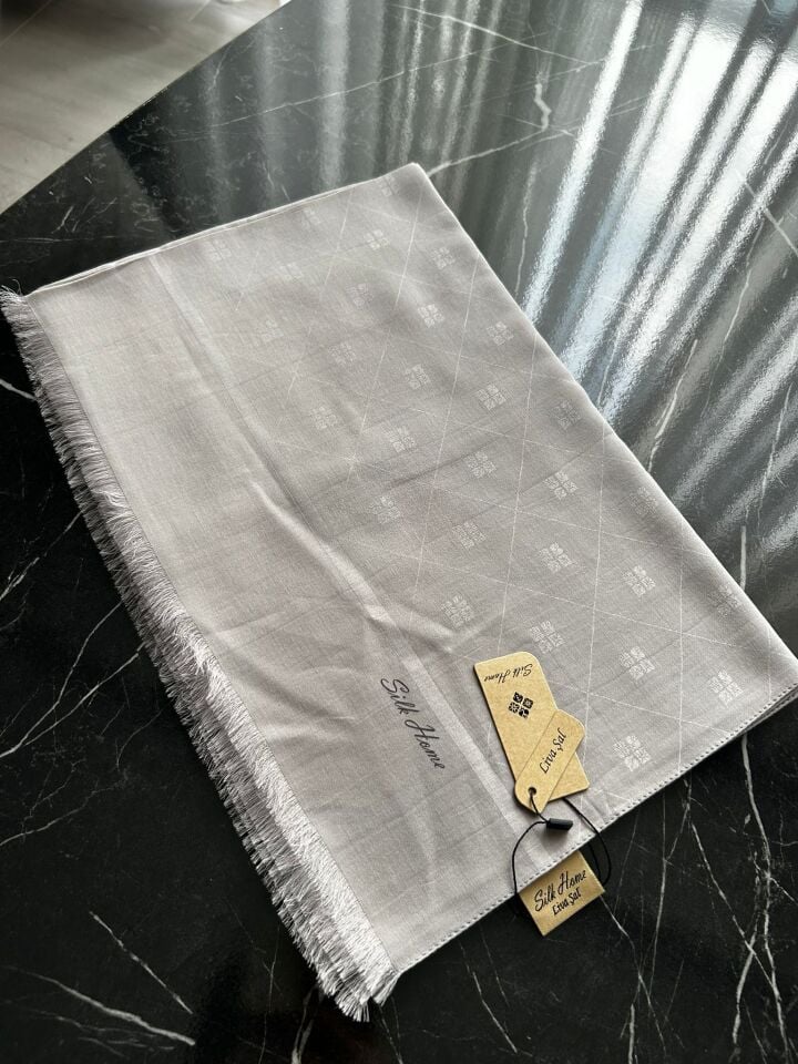 Silk Home Liva Şal Gümüş