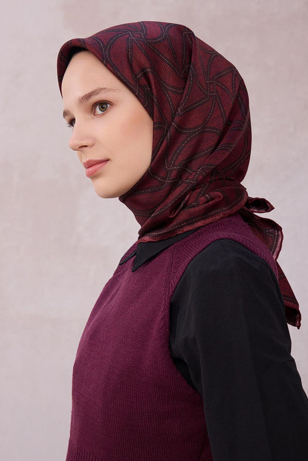 Belli Twill İpek Eşarp 25-26 Sonbahar Kış Koleksiyonu 4221-03