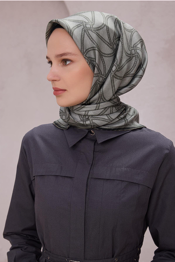 Belli Twill İpek Eşarp 25-26 Sonbahar Kış Koleksiyonu 4221-34