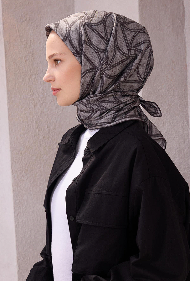 Belli Twill İpek Eşarp 25-26 Sonbahar Kış Koleksiyonu 4221-05