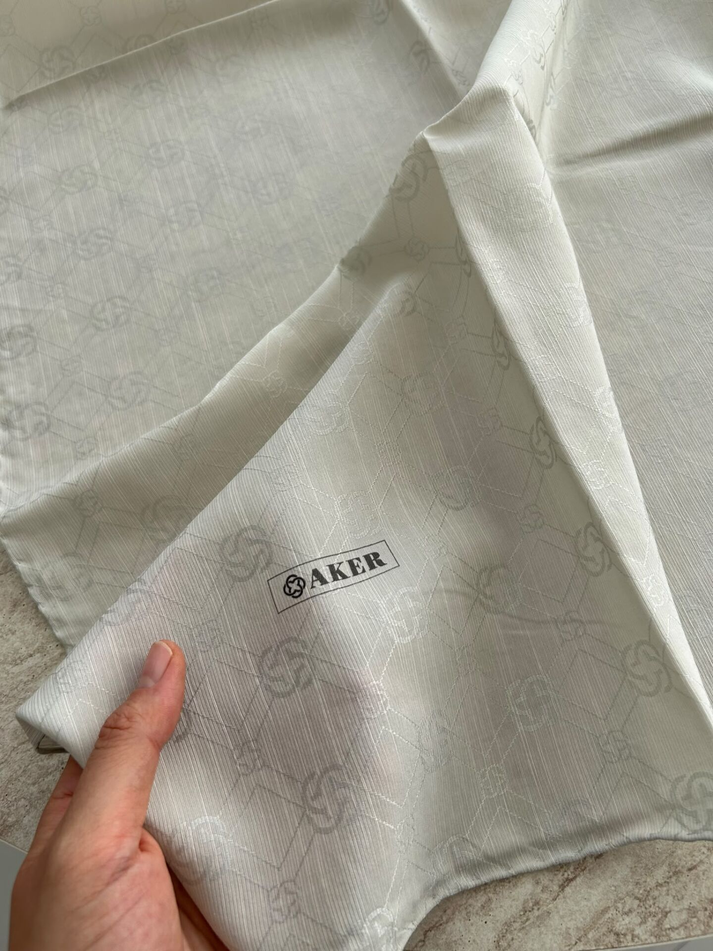Aker İpek Koton Jakar Eşarp 9101976-474