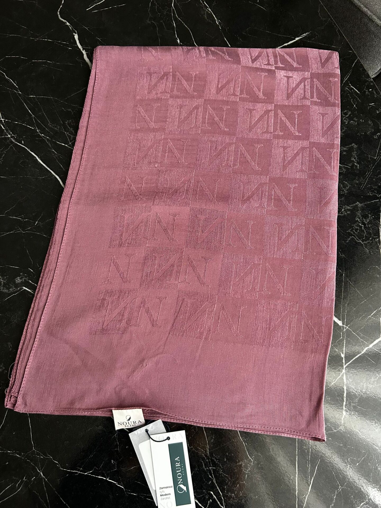 Noura Scarf Diamond Pamira Şal Lavanta