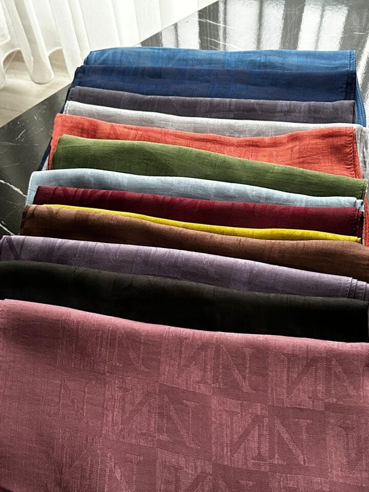Noura Scarf Diamond Pamira Şal Siyah