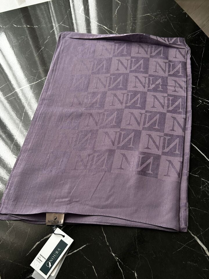 Noura Scarf Diamond Pamira Şal Leylak