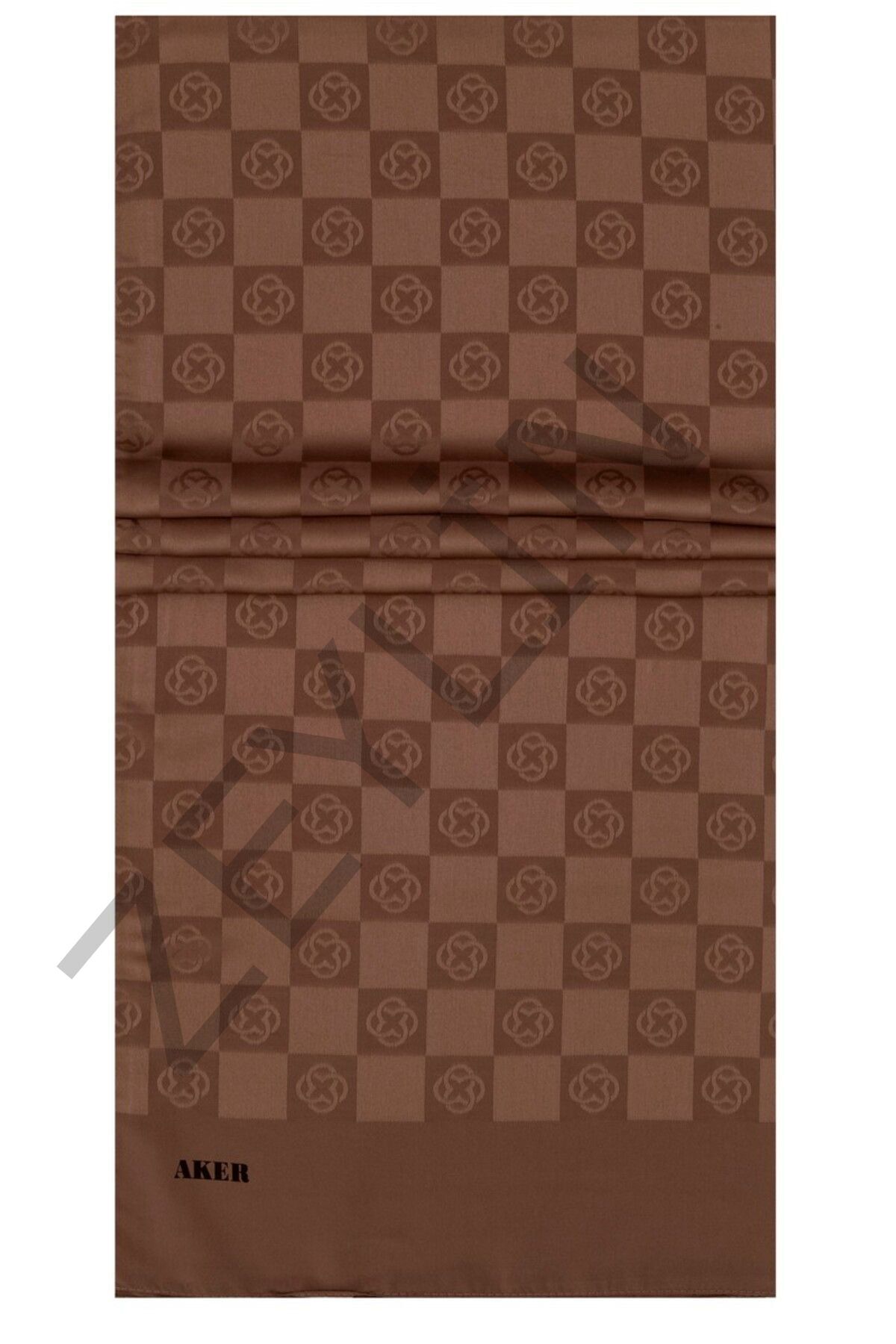 Aker Dama Monogram Şal 932