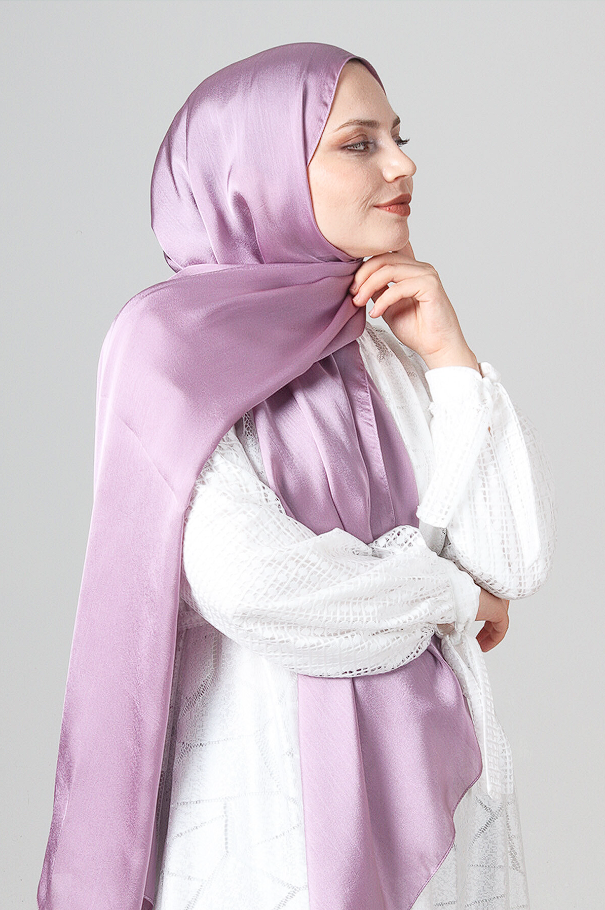 Harem Scarf Como Saten Şal V-30