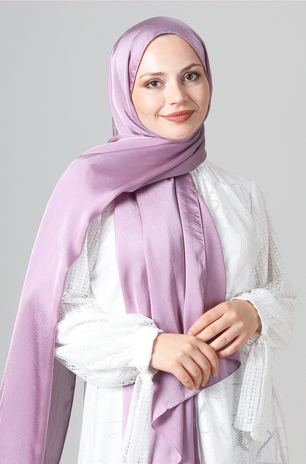 Harem Scarf Como Saten Şal V-30