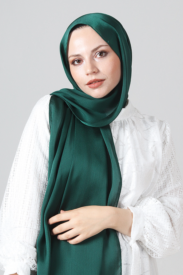 Harem Scarf Como Saten Şal V-44