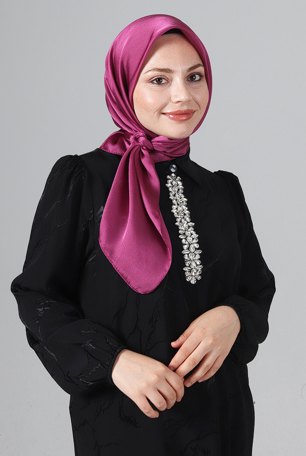 Harem Scarf Como Saten Şal V-38