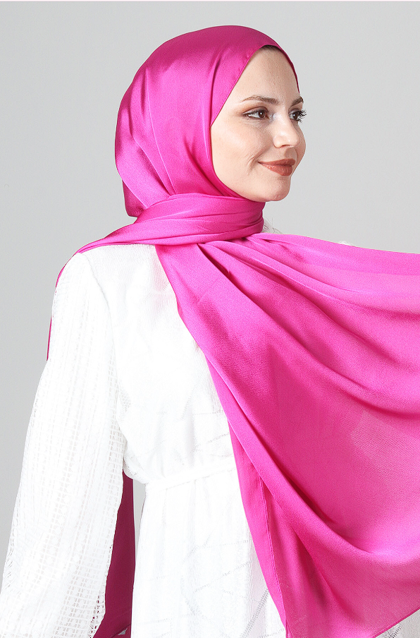 Harem Scarf Como Saten Şal V-36