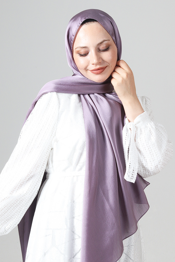 Harem Scarf Como Saten Şal V-86