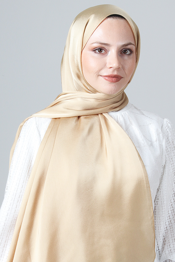 Harem Scarf Como Saten Şal V-73