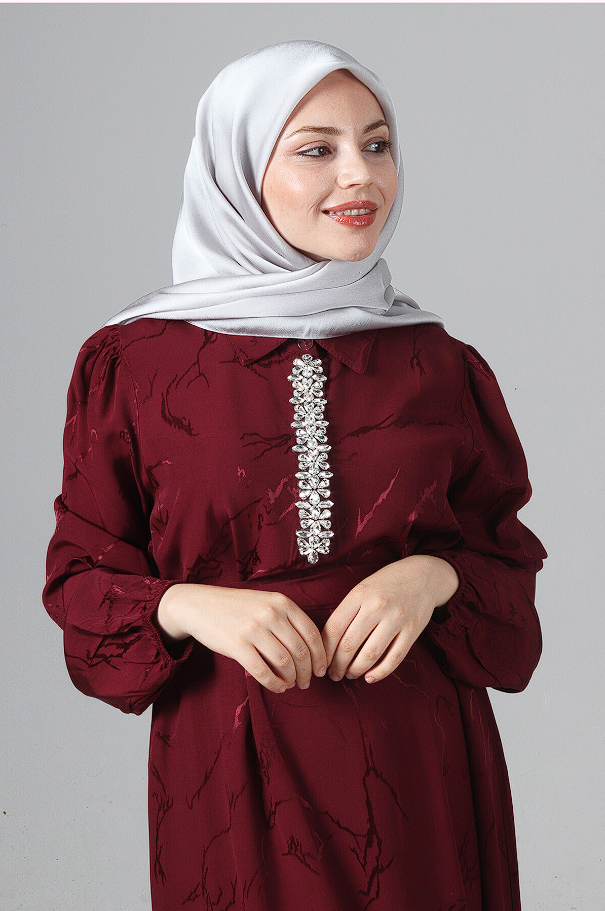 Harem Scarf Como Saten Şal V-23