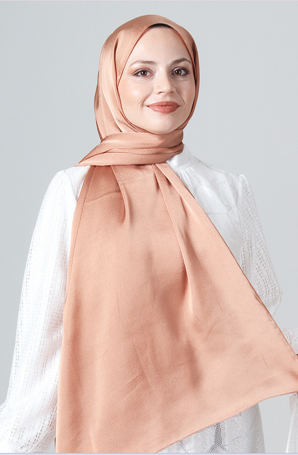 Harem Scarf Como Saten Şal V-67