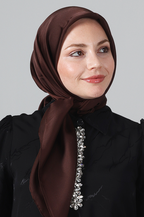 Harem Scarf Como Saten Eşarp V-61