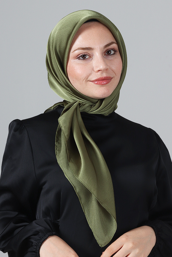 Harem Scarf Como Saten Eşarp V-51