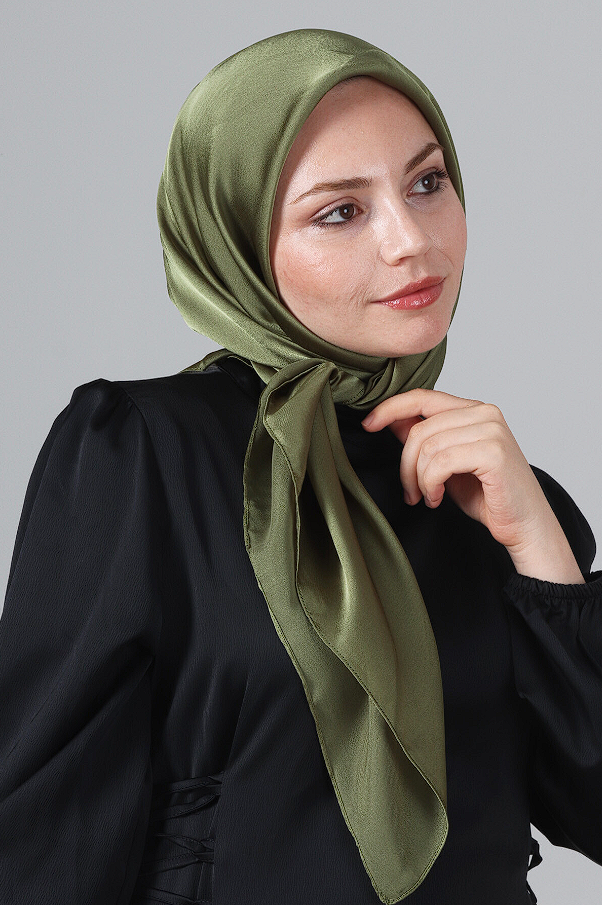 Harem Scarf Como Saten Eşarp V-51