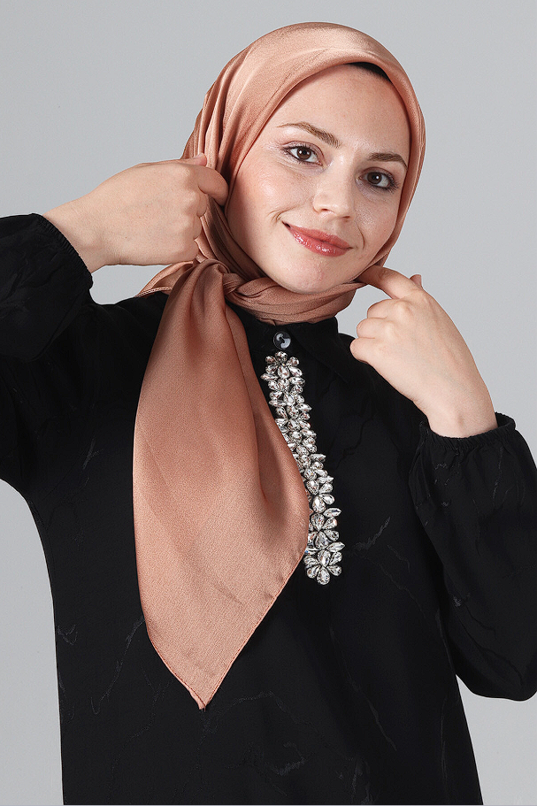 Harem Scarf Como Saten Eşarp V-67