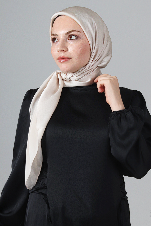Harem Scarf Como Saten Eşarp V-76