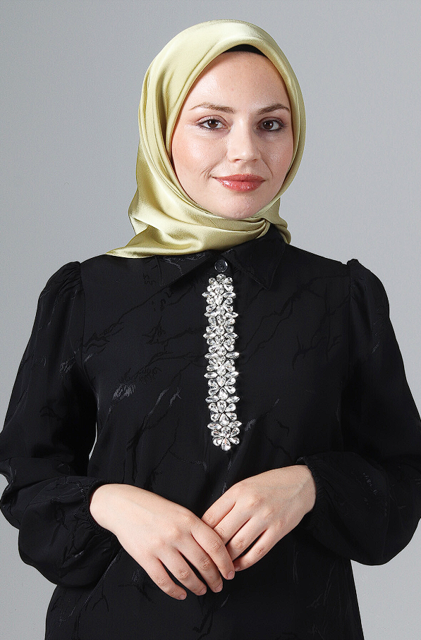 Harem Scarf Como Saten Eşarp V-81