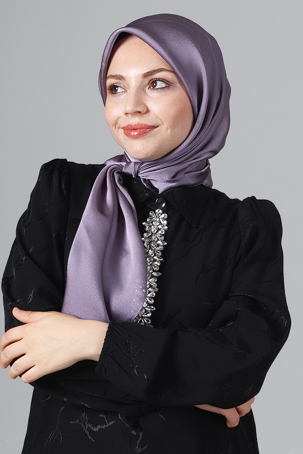 Harem Scarf Como Saten Eşarp V-86