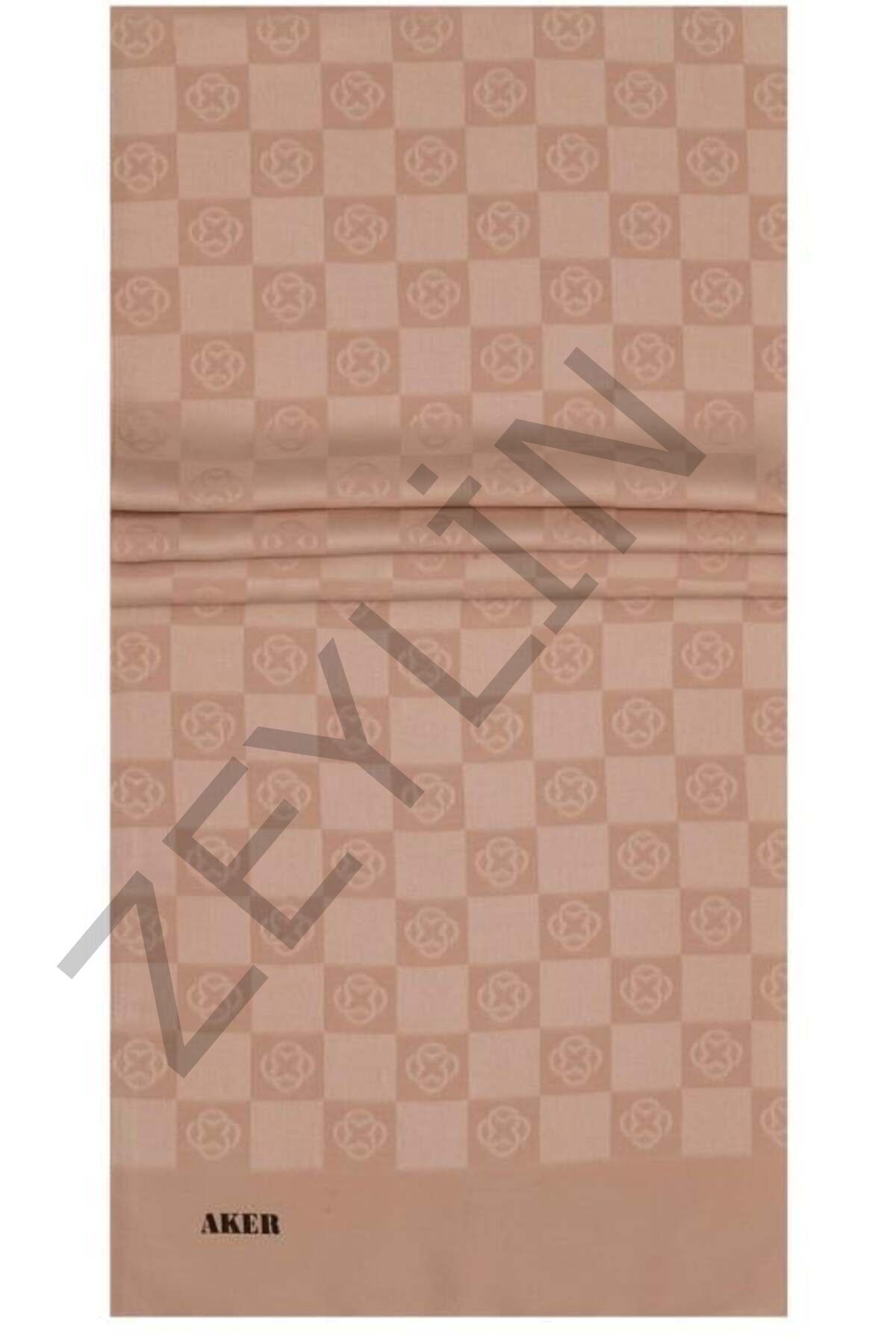 Aker Dama Monogram Şal 961