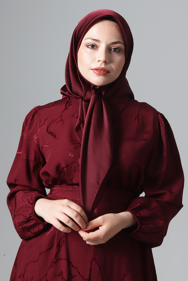 Harem Scarf Como Saten Eşarp V-24