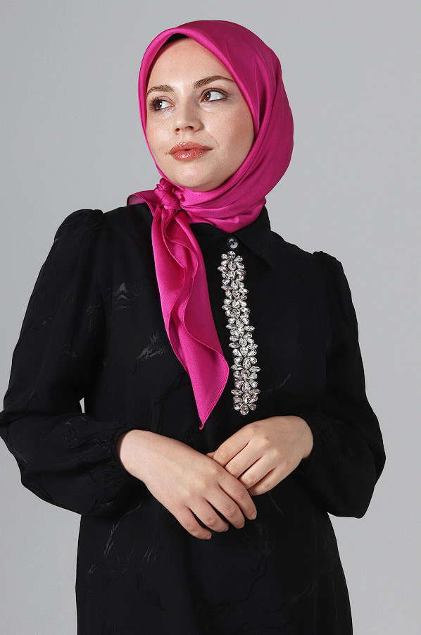 Harem Scarf Como Saten Eşarp V-36