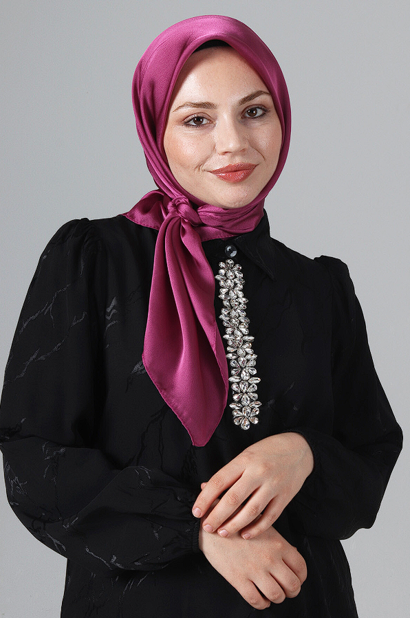 Harem Scarf Como Saten Eşarp V-38