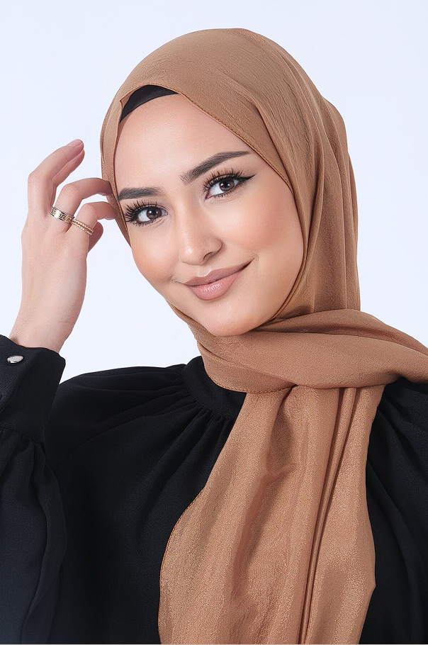 Harem Scarf Brisa Vual Şal Fındık
