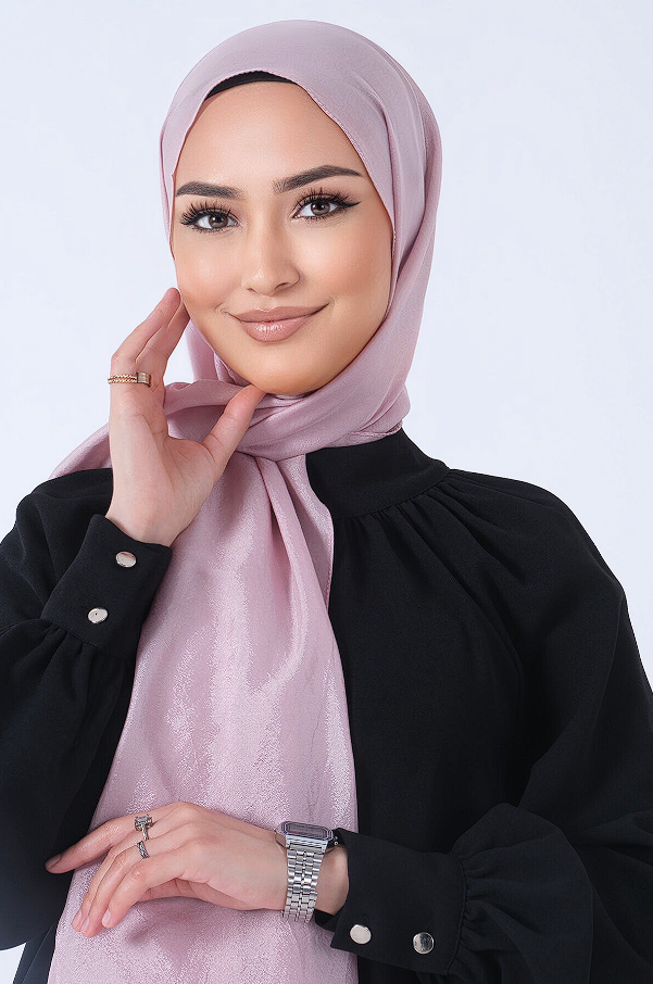 Harem Scarf Brisa Vual Şal Koyu Pudra