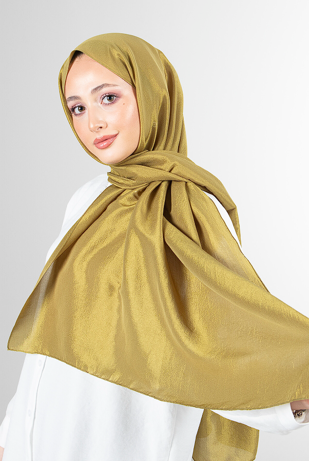 Harem Scarf Brisa Vual Şal Yağ Yeşili
