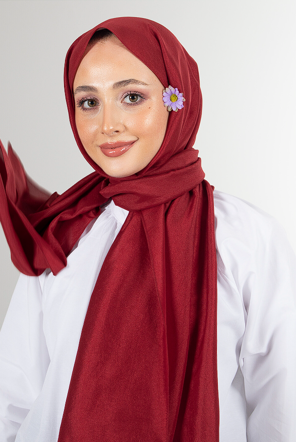 Harem Scarf Brisa Vual Şal Bordo