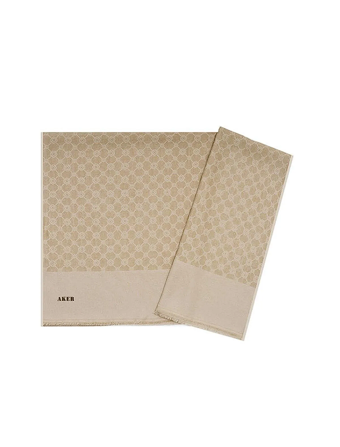 Aker Elegance Monogram Şal 983