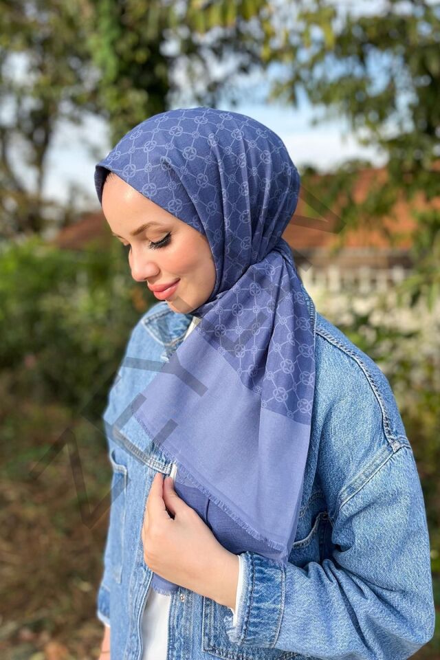 Aker Elegance Monogram Şal 922