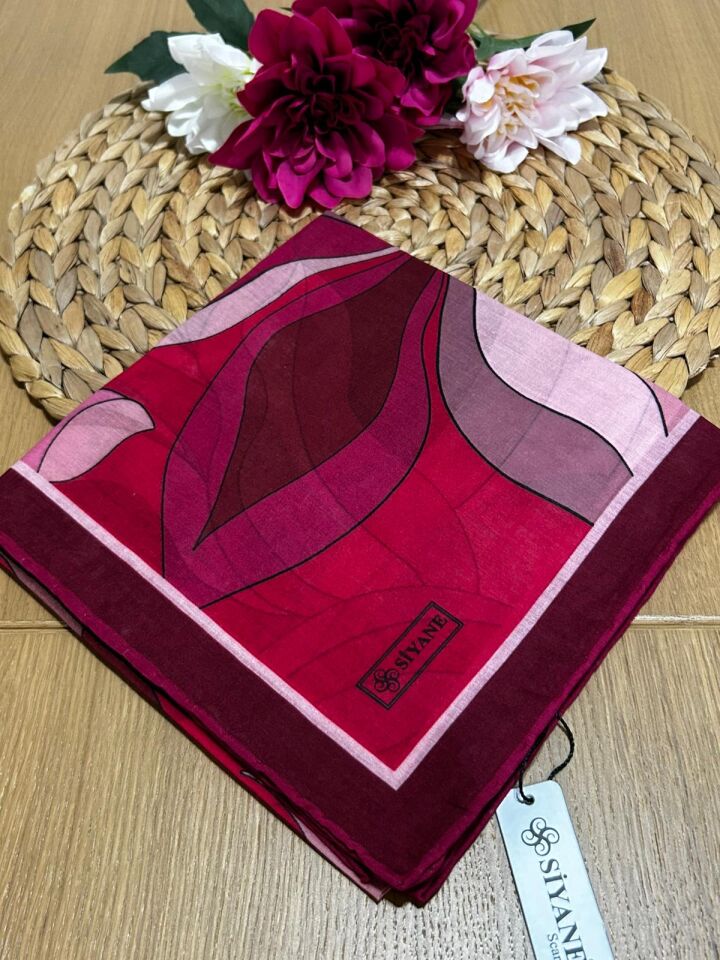 Siyane Scarf Naturel Desen Eşarp 05