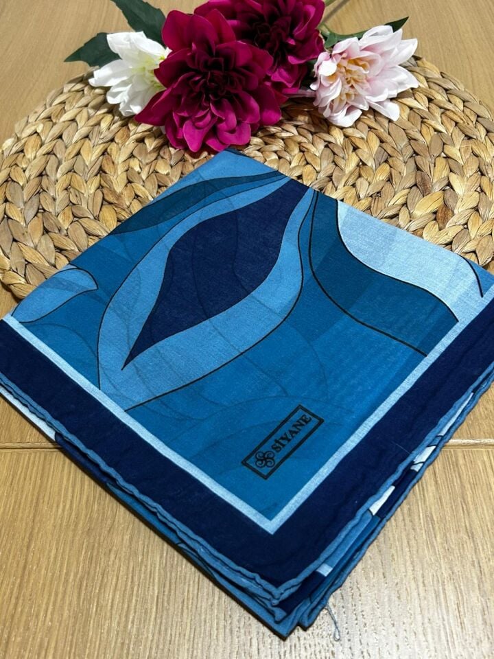 Siyane Scarf Naturel Desen Eşarp 06