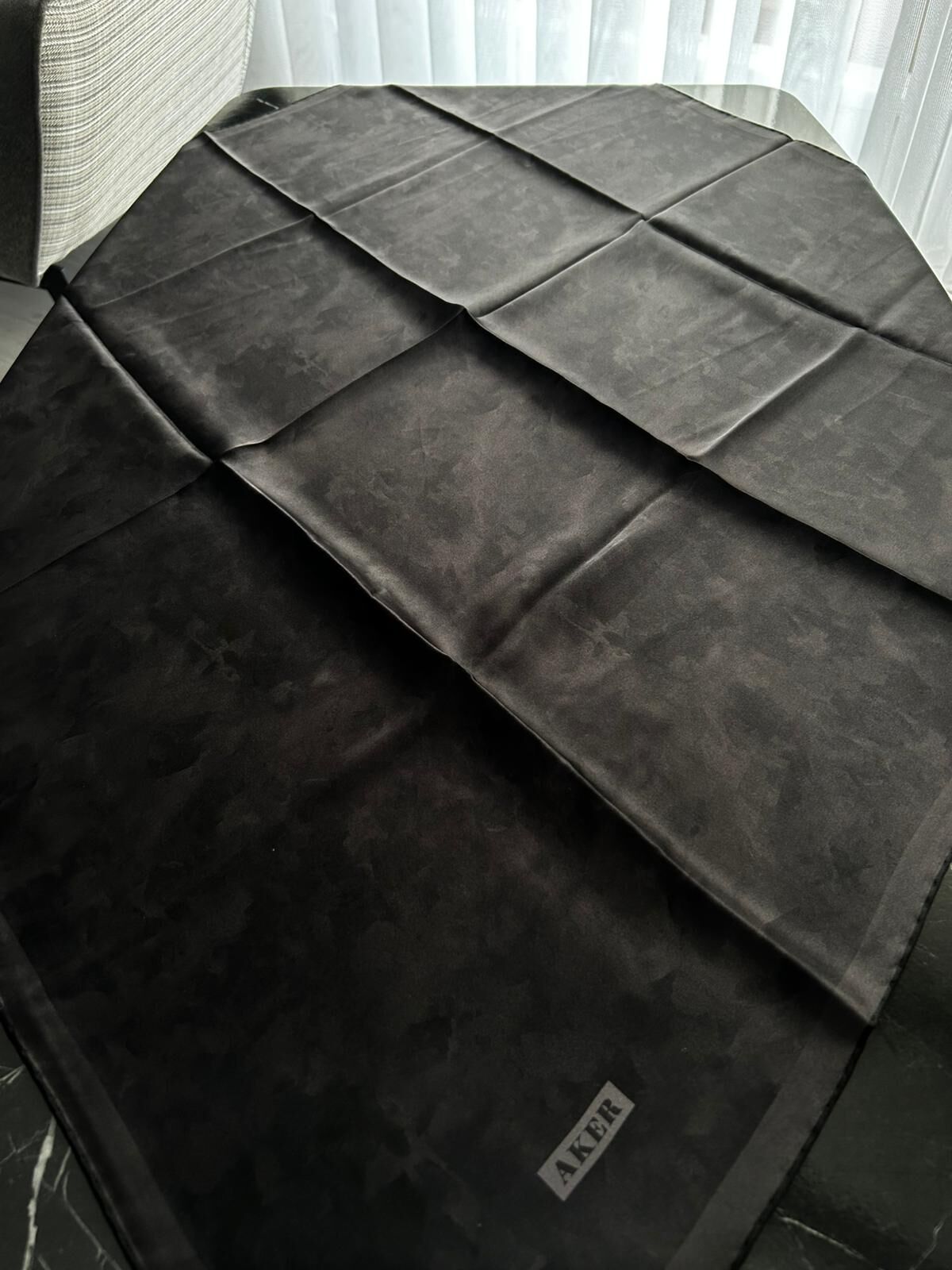 Aker Bulut Desen Sura İpek Eşarp 7208701-315