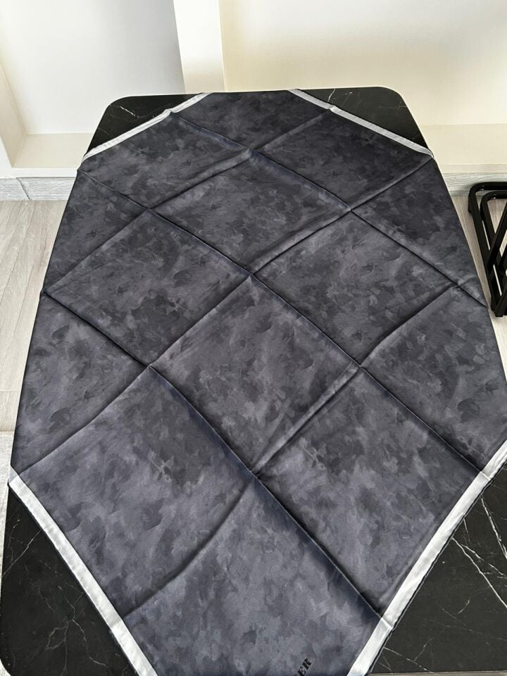 Aker Bulut Desen Sura İpek Eşarp 7208701-325