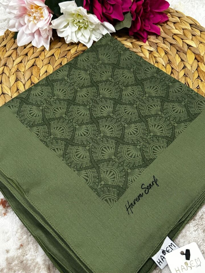 Harem Scarf Gold Sahra Eşarp Haki