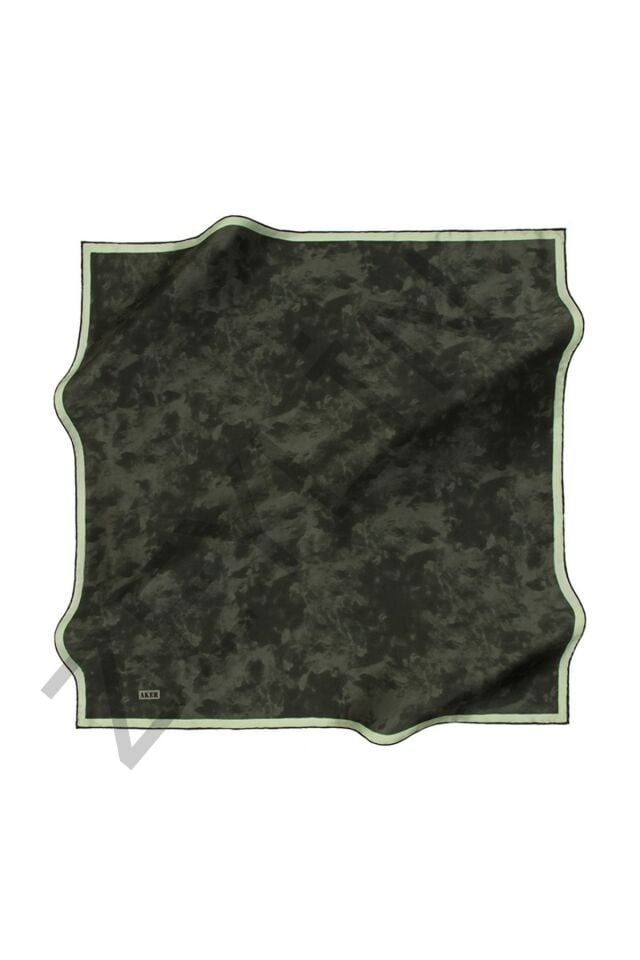 Aker Bulut Desen Sura İpek Eşarp 7208701-352