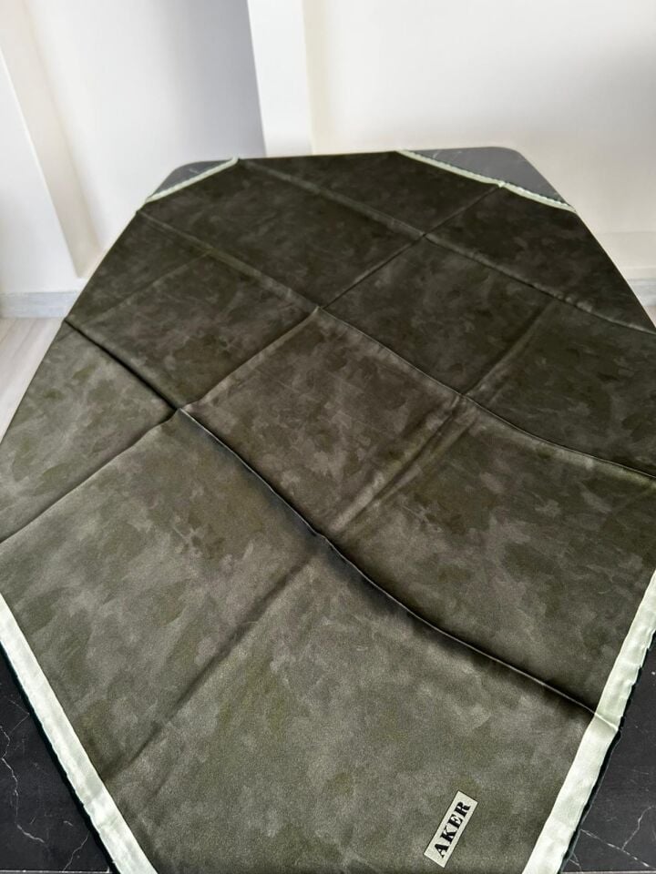 Aker Bulut Desen Sura İpek Eşarp 7208701-352