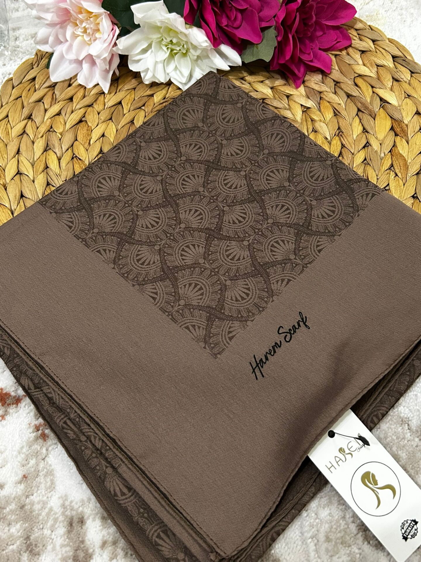 Harem Scarf Gold Sahra Eşarp Vizon