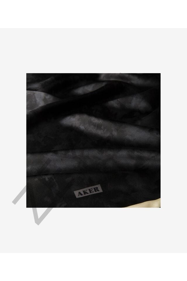 Aker Bulut Desen Sura İpek Eşarp 7208701-312